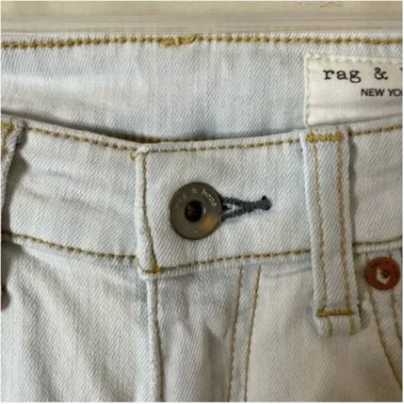 Rag & Bone Cate Mid-Rise Ankle Skinny Jeans Size 26 – Ditch Plains Wash - Picture 9 of 10